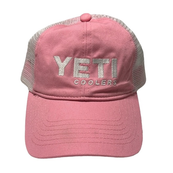 Yeti Accessories - YETI Coolers women’s pink adjustable trucker cap